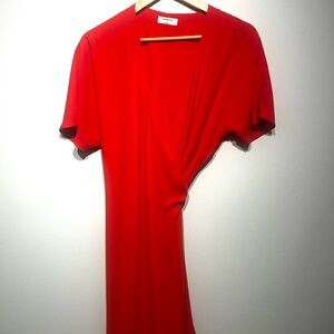 Babaton Red Midi Dress
